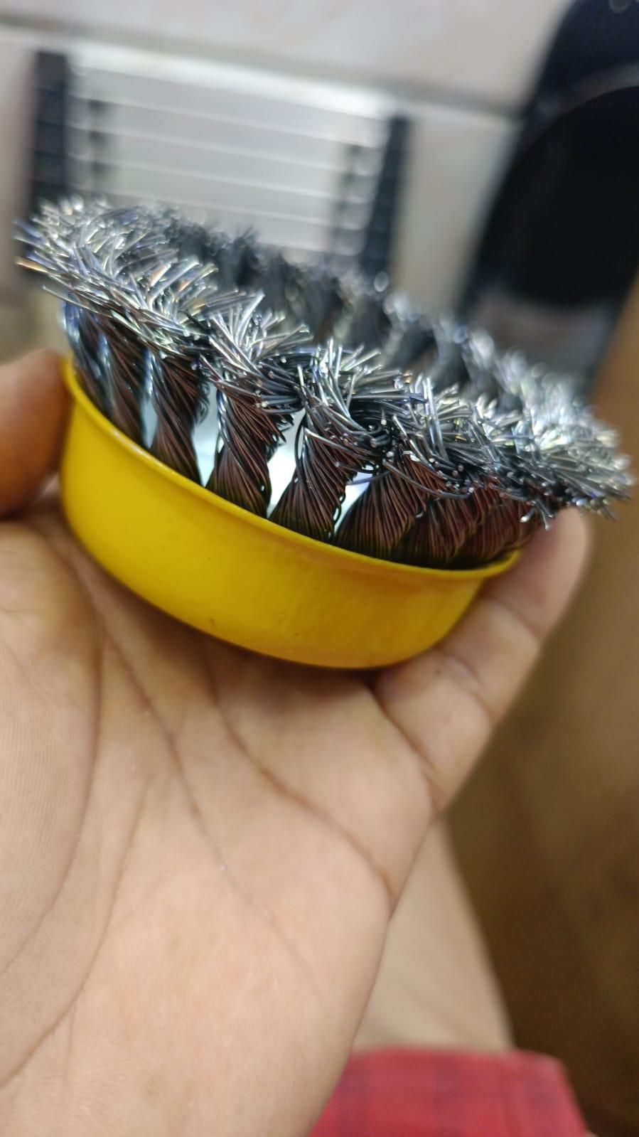 Wheel Brush 3" Drill To Metal Connector