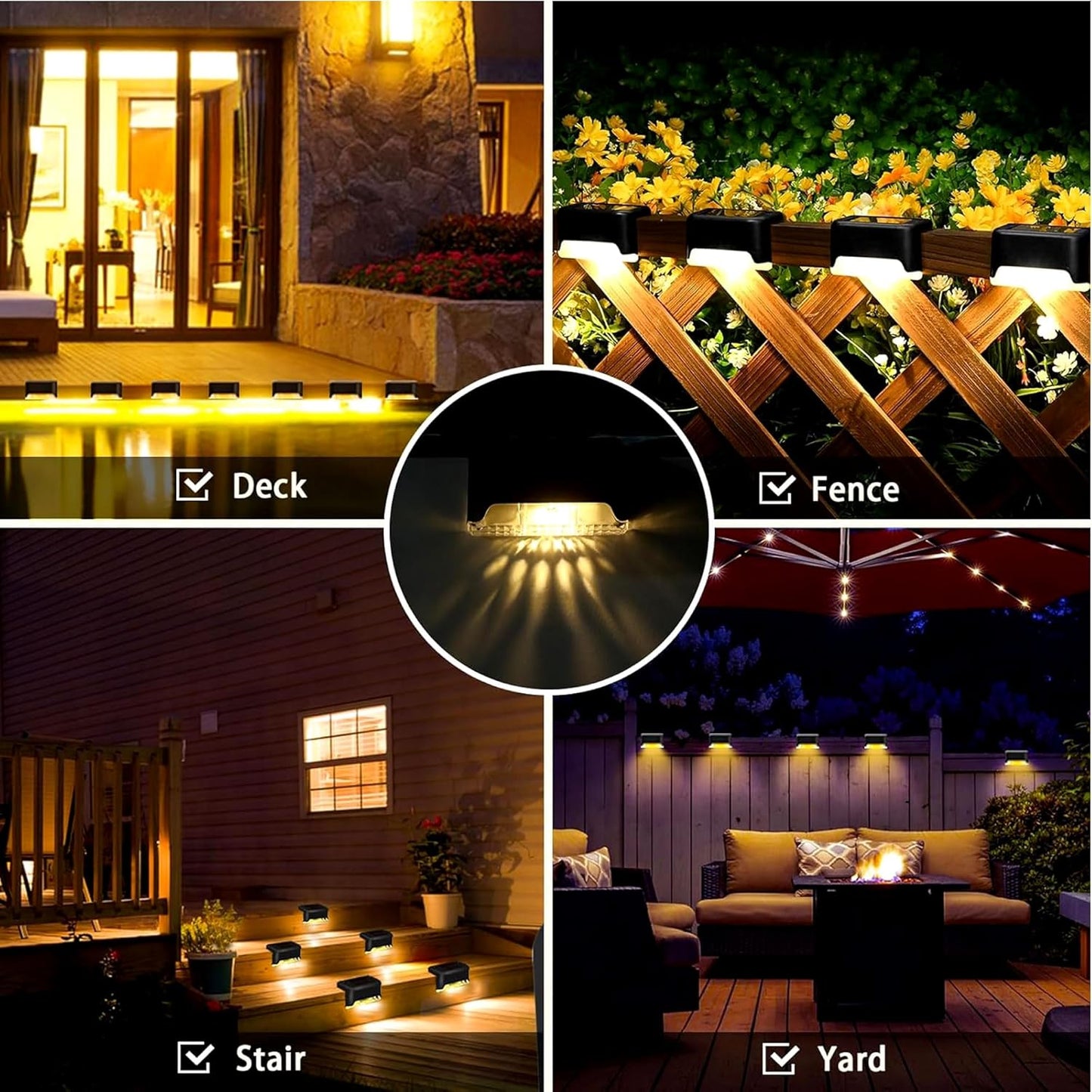 Solar Deck Lights Outdoor