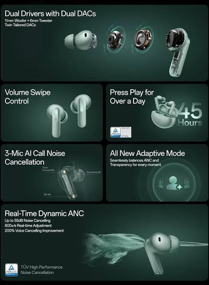 ONE PLUS Airdopes Flex2 New Bluetooth Earbuds